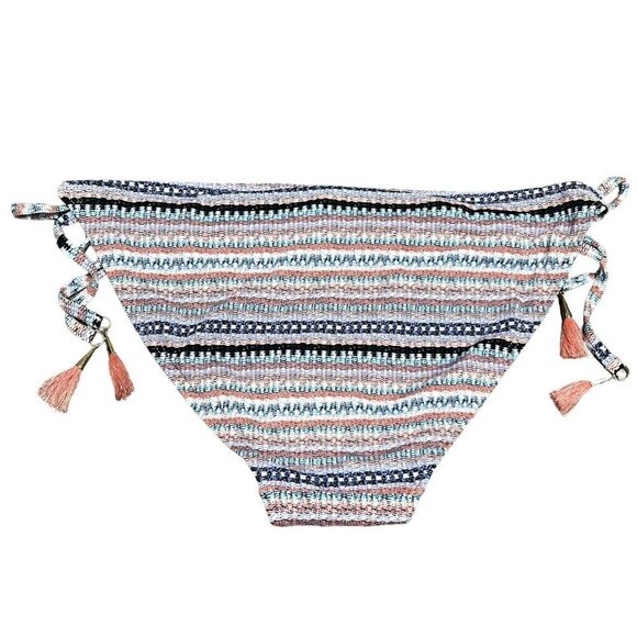 NWOT Ninety Five Degrees String Bikini Bottoms Size Small Side Tie Tassels New S - Picture 2 of 11